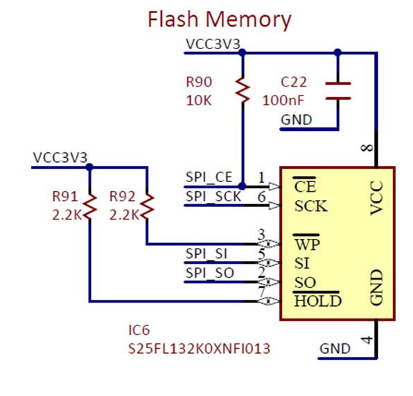 Serial Flash Memory Programmer Schematic
